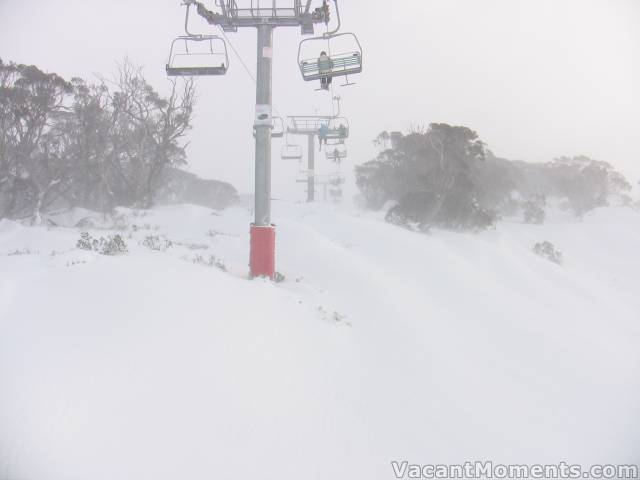 Cruiser above Powder Bowl<BR>it was really hard to get any photos up high