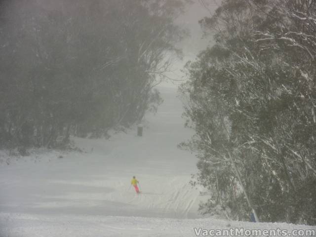 Traktorman's favourite run - I hope he got to ski it