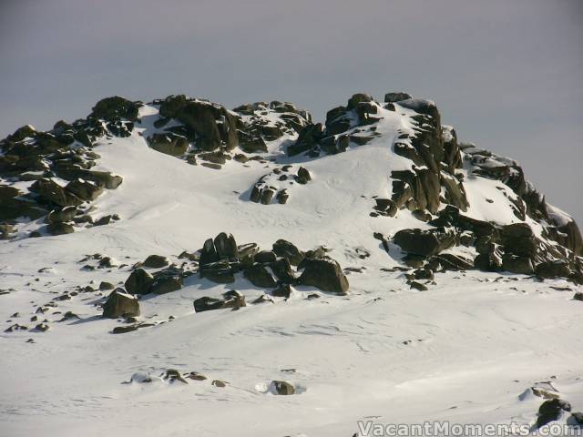 The eastern face of Pyramid 