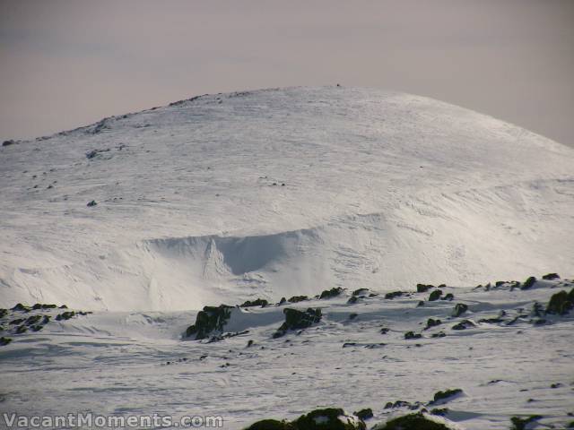 The peak of Mount Kosciuszko