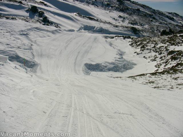 The traverse rebuilt after Merritts Creek boiled over last week