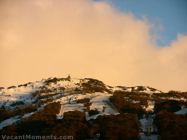 Cloud rolled over Eagles Nest early this morning