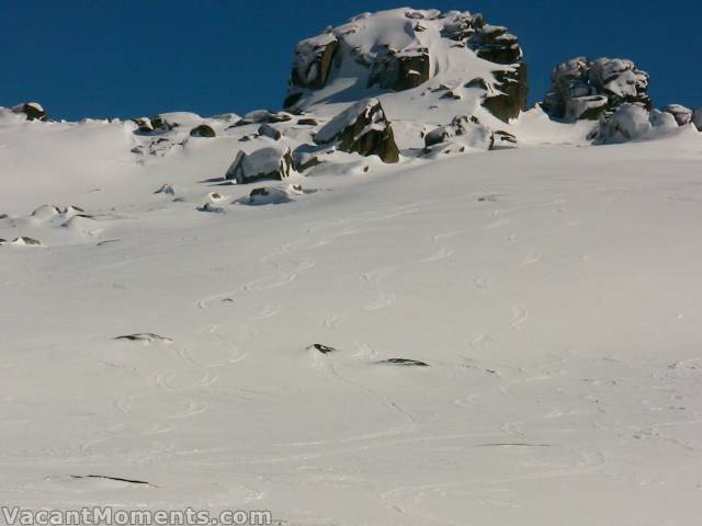 I enjoyed the best snow on Saturday all by myself