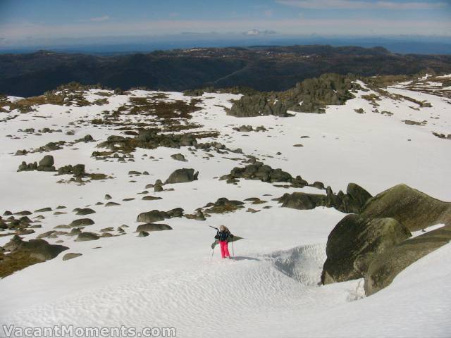 Marion climbing Pyramid