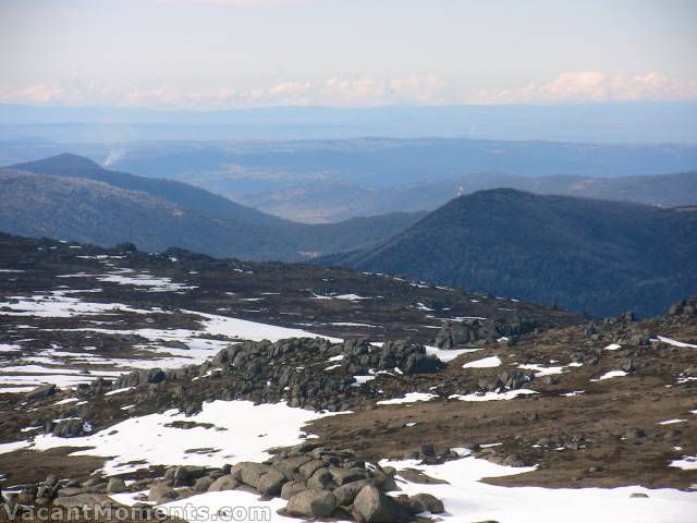 View towards Jindabyne from the top of Pyramid