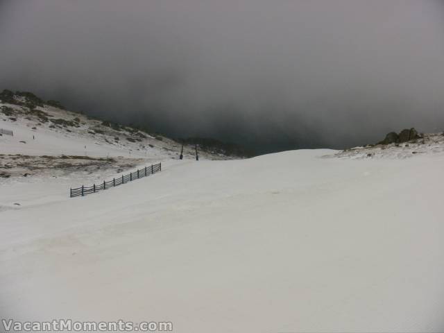 A quiet and deserted Basin first thing this morning