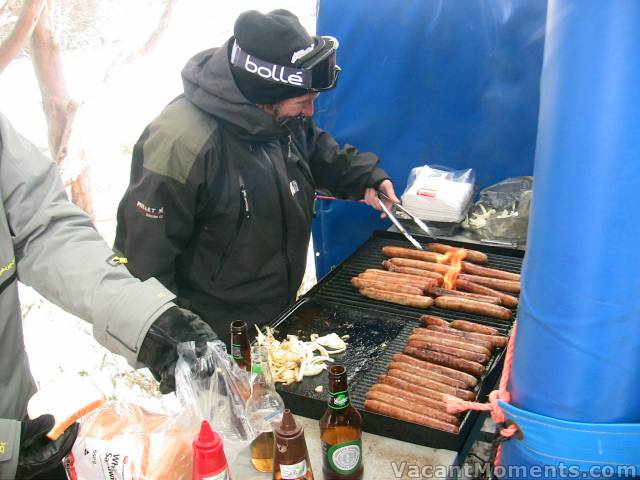 Jock the snag master - cooked to perfection once again