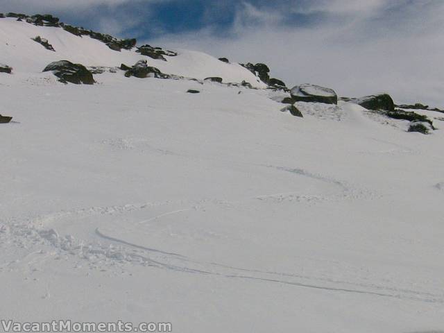 Freshies on the Rim Run on Friday morning