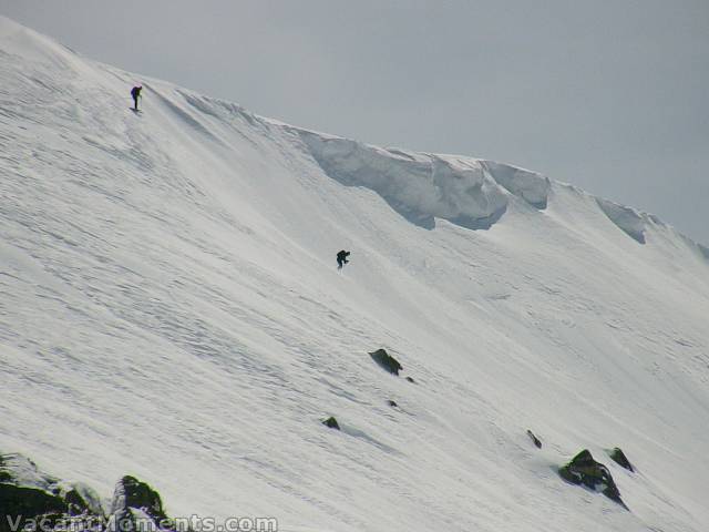 Tom and Peter just beyond that slide area I've shown on previous reports