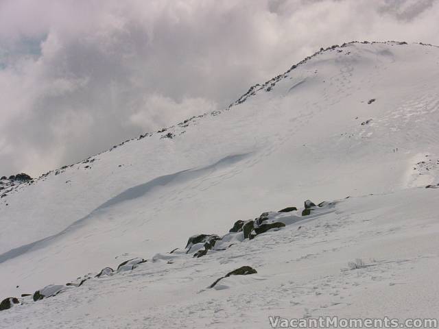 Zooming back, Tom & Peter (2 specks centre right) <BR>And yet our turns went on below the bottom left of shot