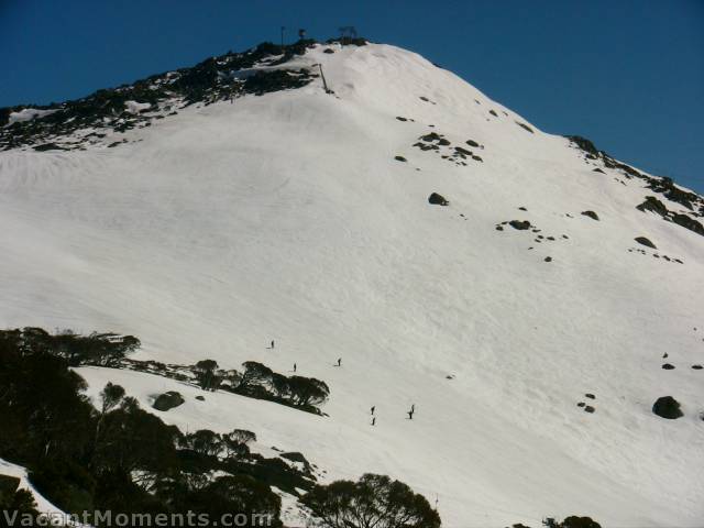 Olympic T-bar (now closed for the season) above Sun Valley