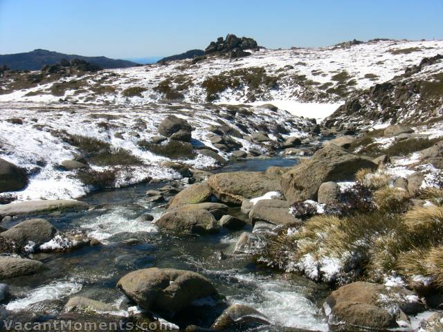 Looking down Merritts Creek