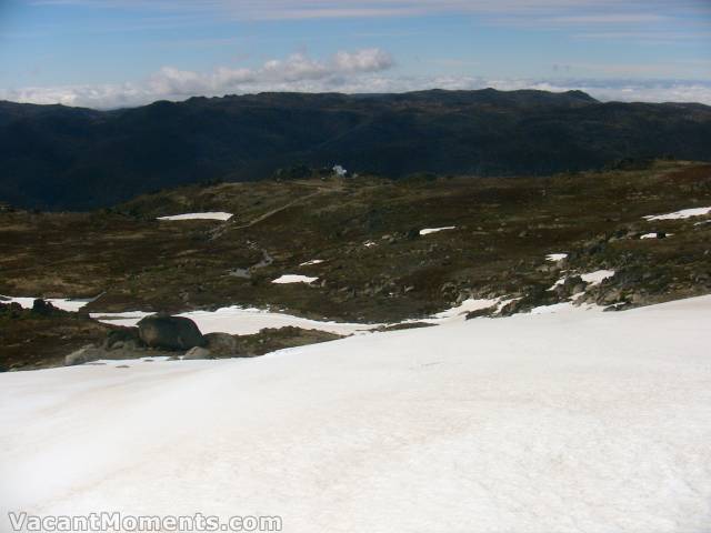 The view from the top of the Main Face back to Eagles Nest<BR>compare this with <a href=rrr.asp?rrid=787>Friday's shot</a>