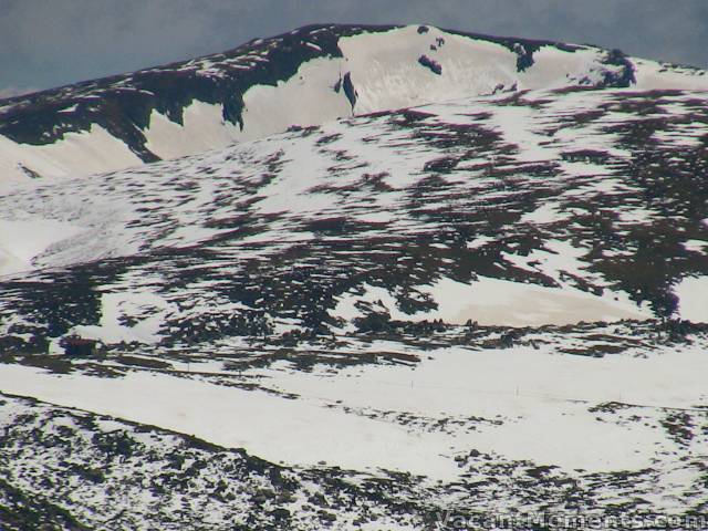 Close up of Club Lake chutes