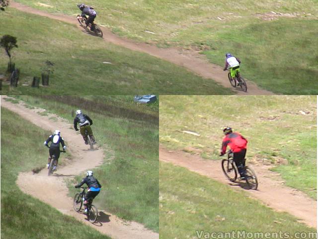 The mountain bike trails seemed quite popular today, but it is a Saturday<BR>Many locals sneak out of Friday to avoid the crowds