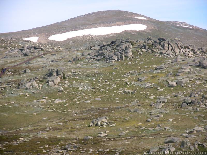 Mount Kosciuszko and the remains of the Kosi Cornice snow