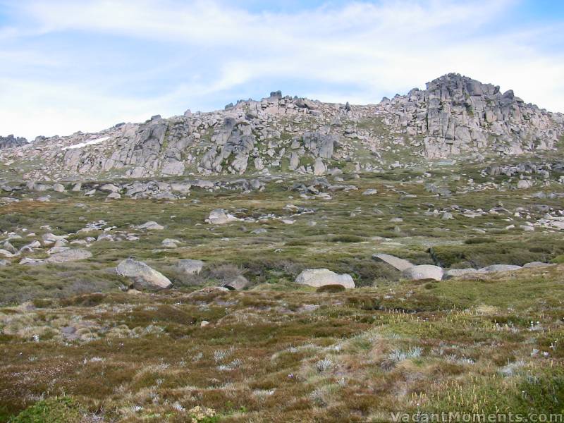 View across to the North Face of Signature Hill