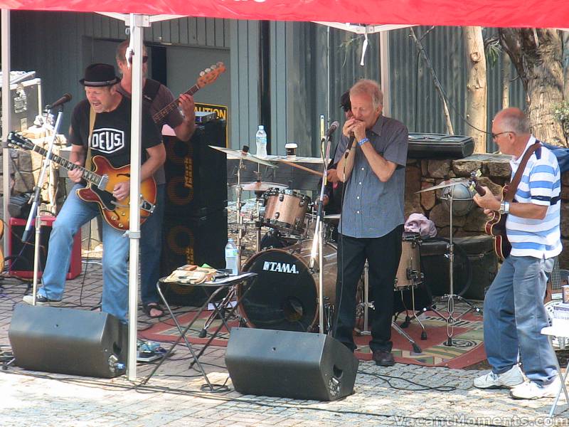 The Foreday Riders in the Village Square on Sunday morning<BR>Late Sunday morning - we all needed a sleep in ;-)