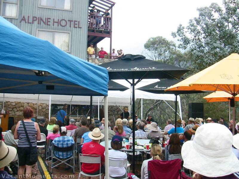 They were hanging from the balconies to catch Wendy and her band. What a voice.<BR>You're welcome back anytime.