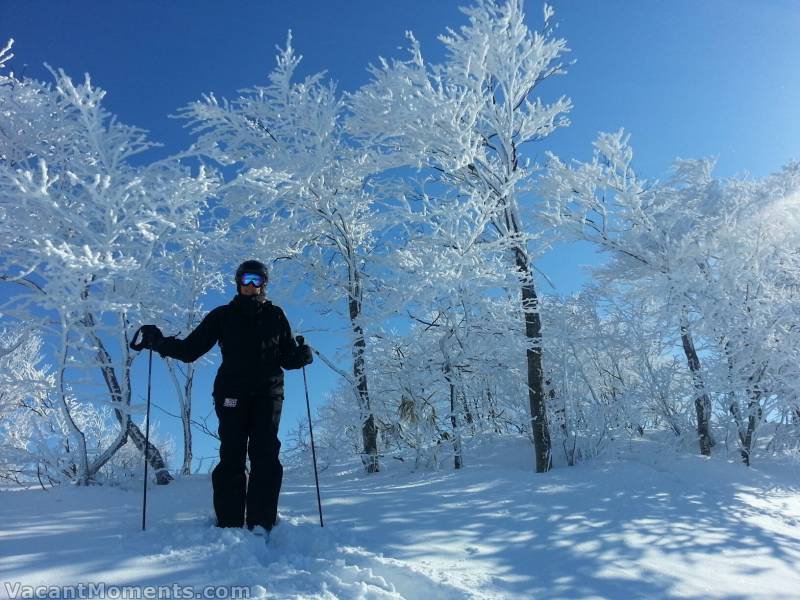 And this one of Traktorwoman under a blue sky winter's day