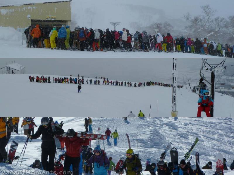 THEN: queue for the triple hooded, queue for the single and scramble for the peak