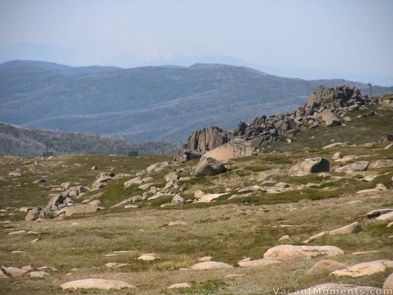 Bush fire in Victoria to the south east beyond Karels T-bar