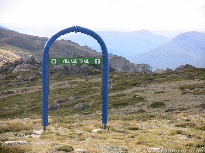 Meanwhile back in Thredbo<BR>Getting ready for something? Early snow or a new bike track?<BR>This sign has only just appeared in the past couple of weeks