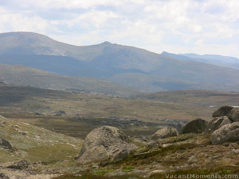 And still further, the Blue Lake cliffs in the top left