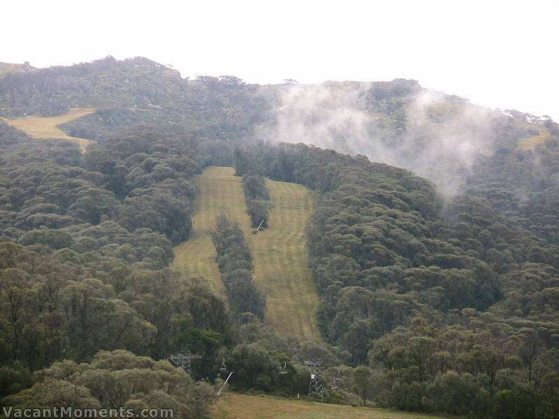 Sunday morning was damp and overcast producing another misty morning