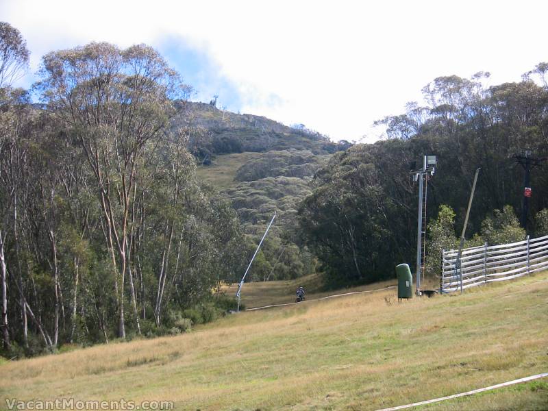 Looking up towards Tower 10 and Eagles Nest at the top<BR>From what I can tell all the chairs have now been removed from Ramshead