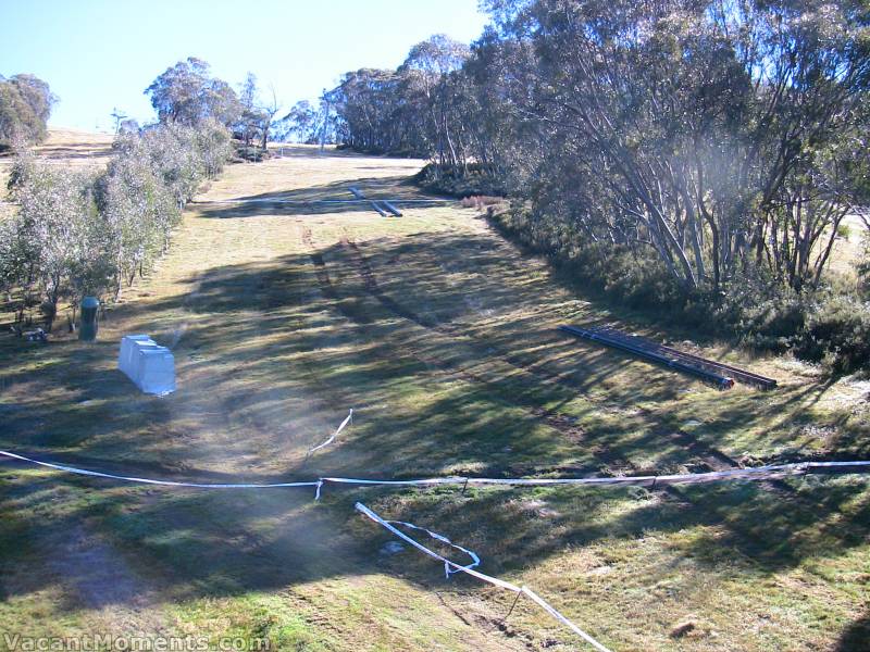 New snow making going in for the newly dedicated bump slope below BunnyWalk Station