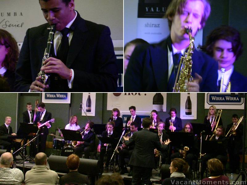 Mosman High Big Band. Well done. Come back soon.