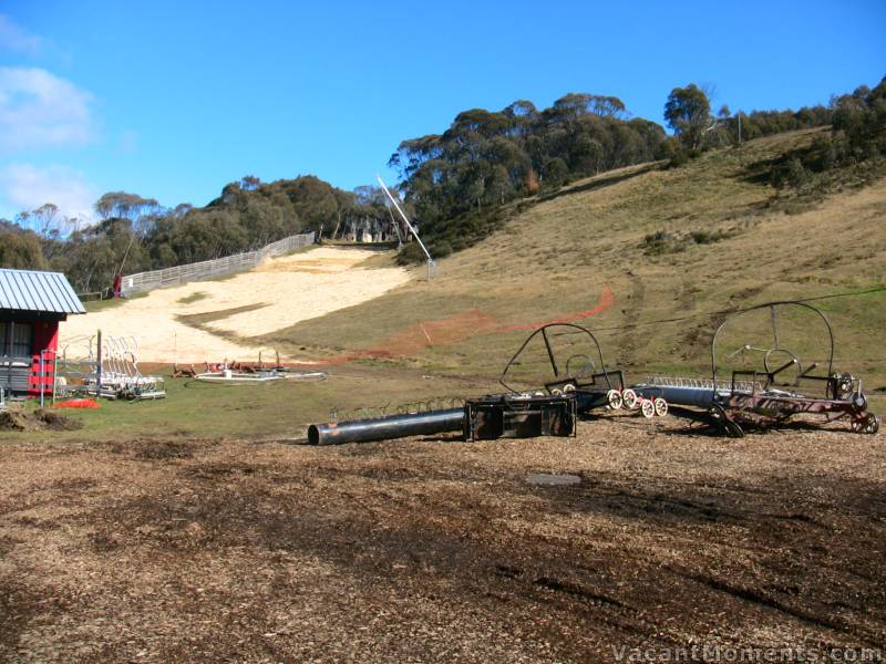 The mountain bike jumps at Kosi base are gone<BR>And so is Ramshead chairlift (only the bottom pylons so far)