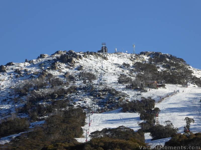 Upper Supertrail on Monday morning - I couldn't see the 20cm reported