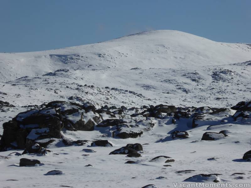 Mount Kosciuszko and the beginning of the cornice