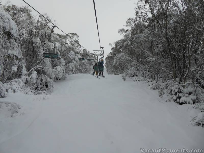 First ride up Snowgums well in advance of Kosi opening