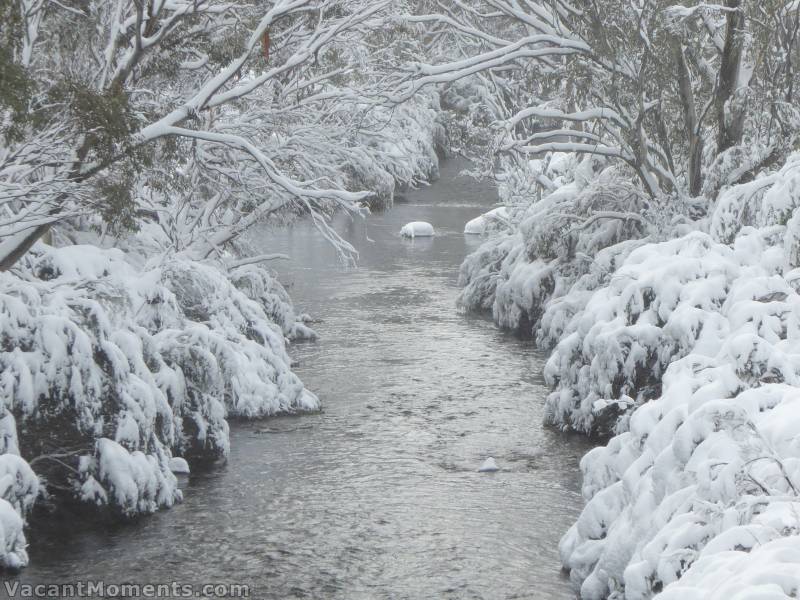 And a little further down the river in true Winter Wonderland style!