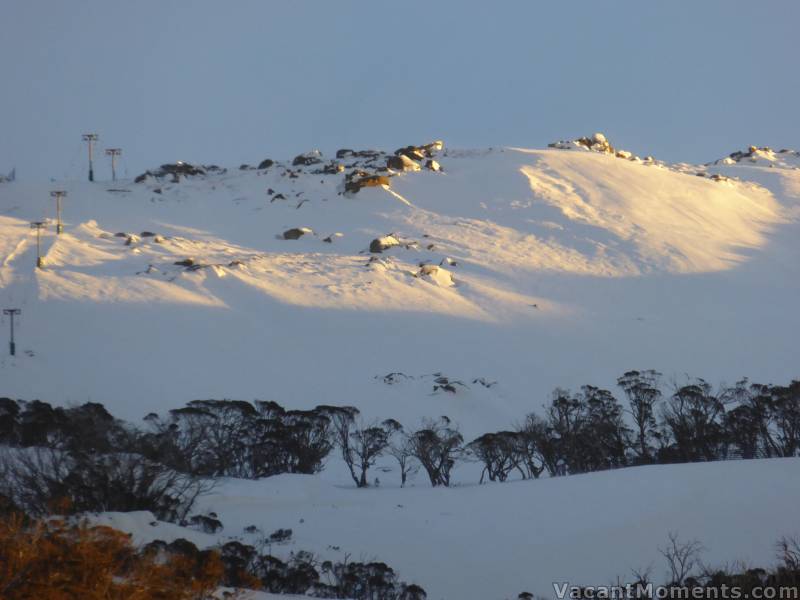 Central Spur early on - it looked like it would be another beautiful day