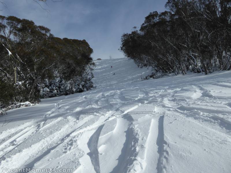 Looking back up Lovers Leap