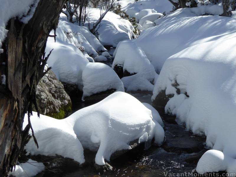 Bogong Creek - beautiful but deadly<BR>The steep slippery banks make it so hard to get out of, if you ski too close