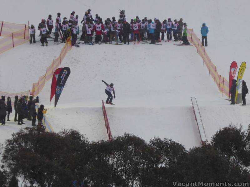 Last night on the toboggan slope