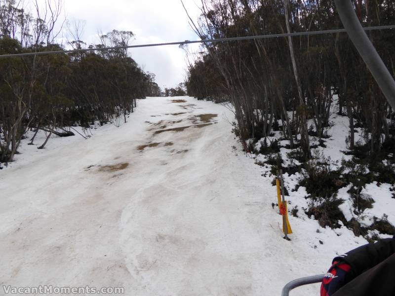 Looking up Dream Run (it was closed today after yesterday's rain damage)