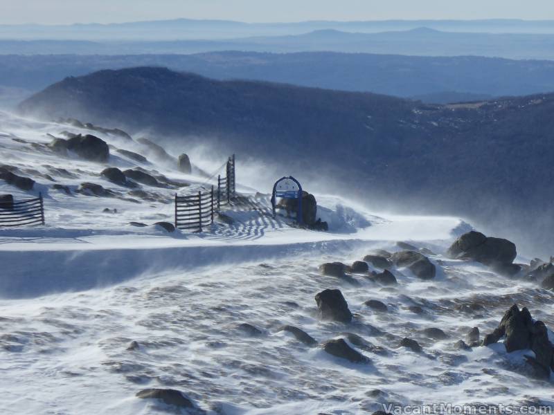 The wind picked up considerably yesterday - traverse to Wiamea