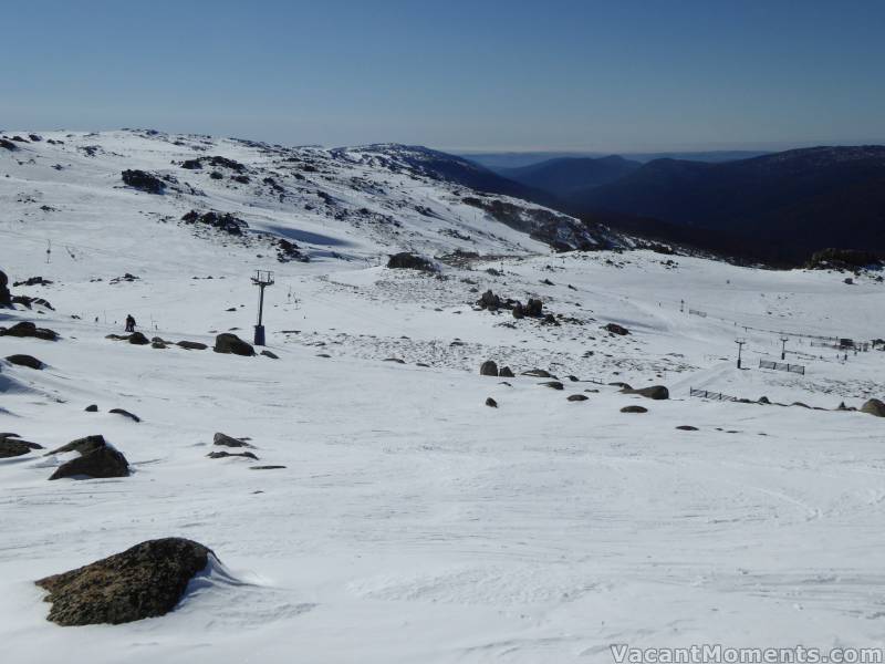 View to North from the top of Karels today