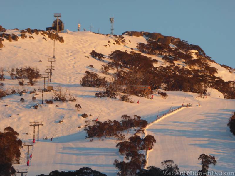 Upper Crackenback on Saturday morning