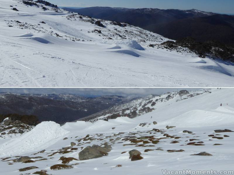 Upper Antons Terrain Park from both sides