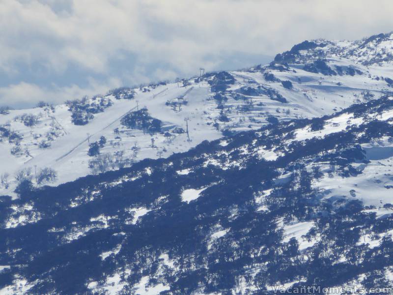 The new chair lift at Guthega (to the right of the T-bar) as viewed from the top of Kosi - love this camera :-)