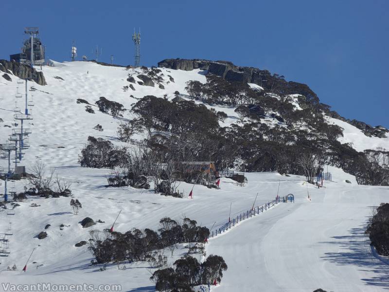 Eagles Nest and Supertrail before the punters