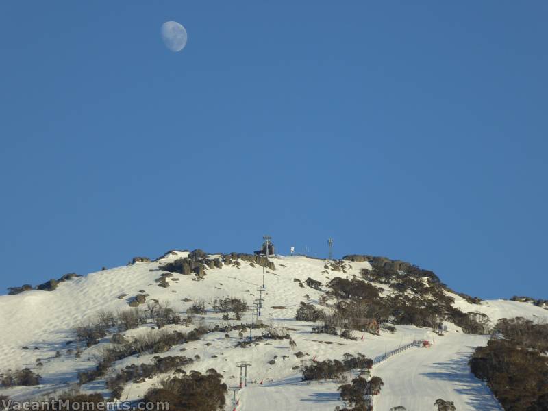 The last Super Moon for 2014 has been waning over Eagles Nest