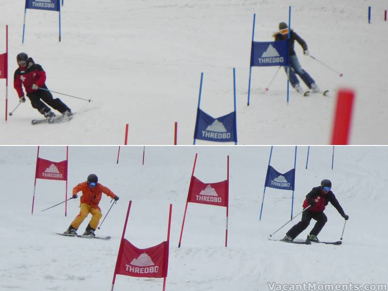 I give Gen (top left) best prize for extreme edge control<BR>Jock (bottom left) surprised us all in his colourful outfit but it slowed him down ;-)